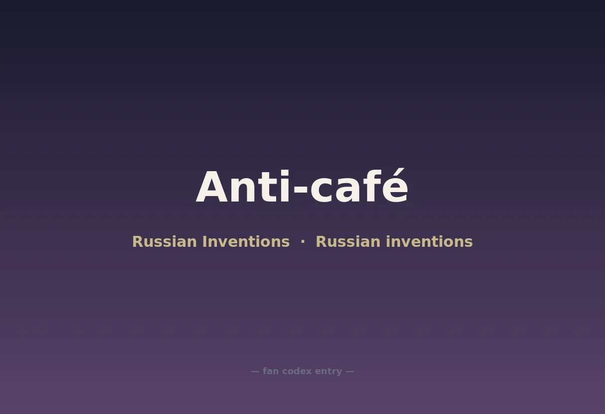 Anti-café