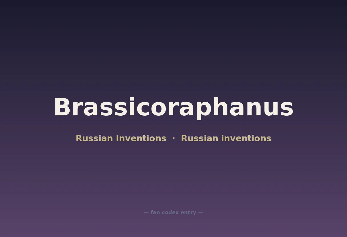 Brassicoraphanus